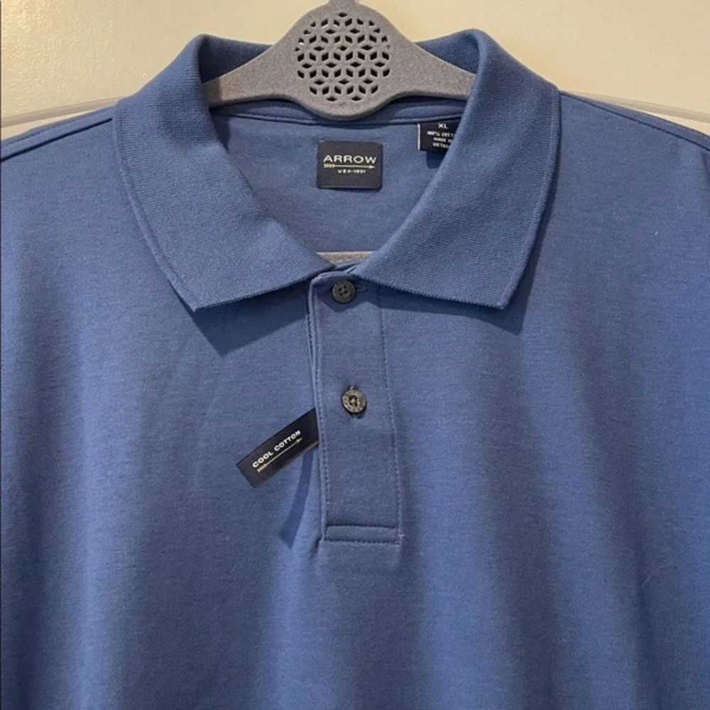 Arrow Classic Navy Polo Shirt‎ XL NWT